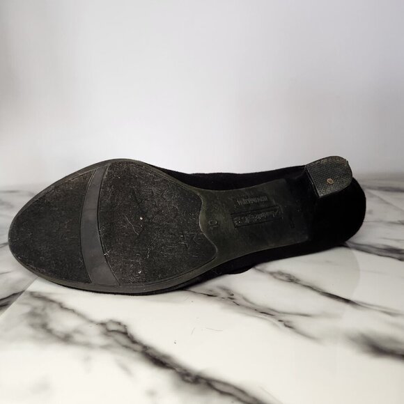 AMERICAN EAGLE WOMENS VELVET OR SUEDE HIGH HEELS WITH STAR PATTERNS - Picture 6 of 15